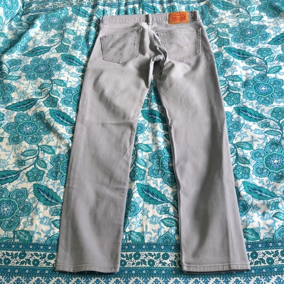 Mens Levi’s 511 slim fit jeans - 32x34 - grey - Picture 3 of 4